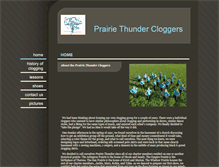 Tablet Screenshot of prairiethundercloggers.com